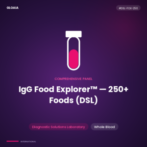 598 igg food explorer 250 foods dsl